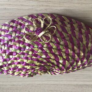 Handmade Moroccan Woven Clutch/Make up pouch